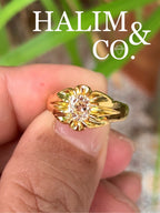 Old Mine Cut Diamond Ring. (Can Made To Order)
