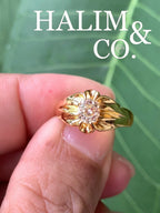Old Mine Cut Diamond Ring. (Can Made To Order)