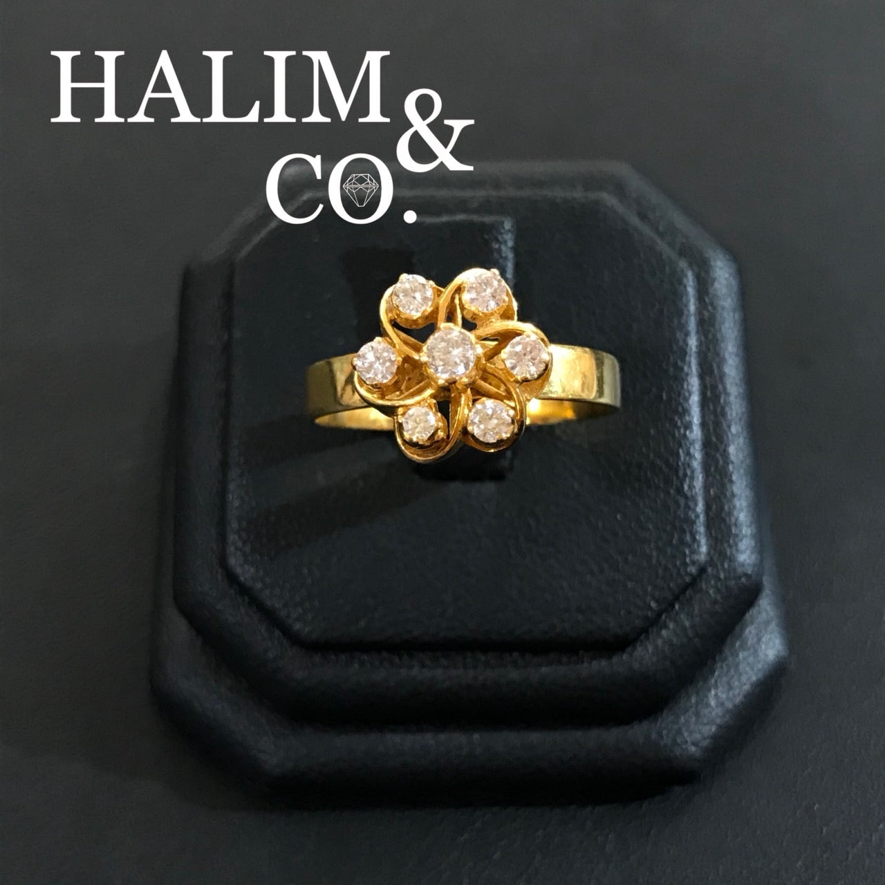 Antique Diamond Ring. Kebaya Jewelry / Peranakan Nyonya Jewelry