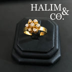 Antique Diamond Ring. Kebaya Jewelry / Peranakan Nyonya Jewelry
