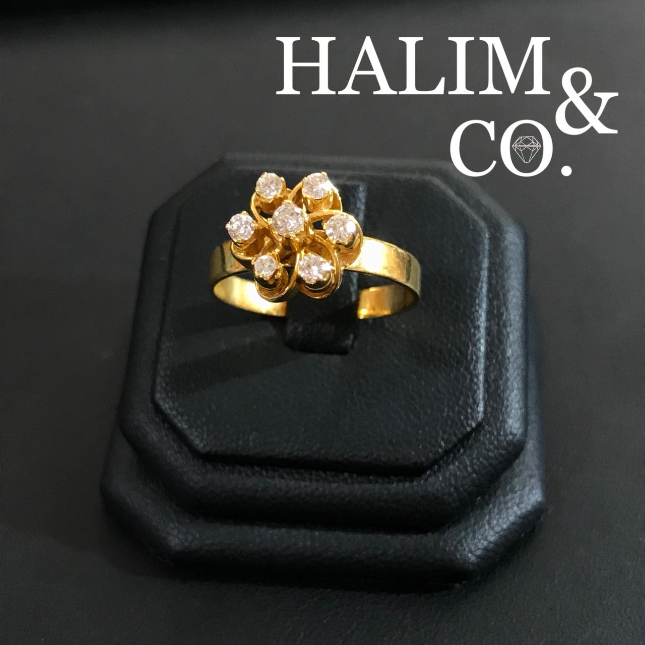 Antique Diamond Ring. Kebaya Jewelry / Peranakan Nyonya Jewelry