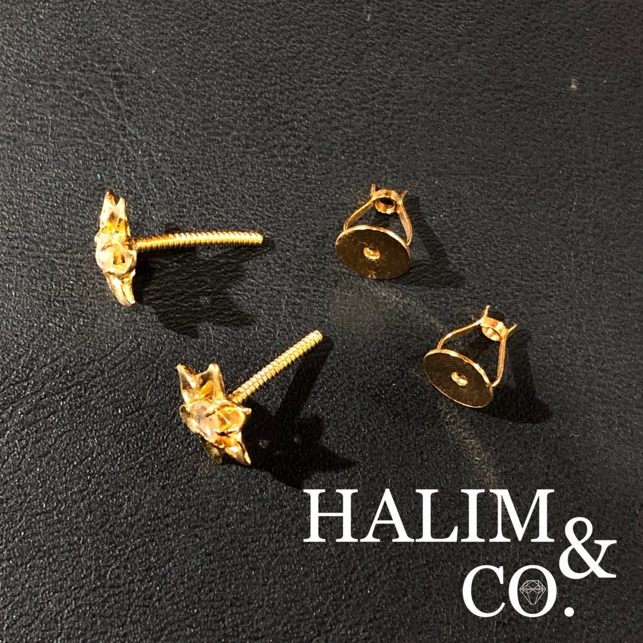 Antique Polki Diamond Flower Earrings. Kebaya Jewelry / Peranakan Nyonya Jewelry