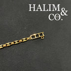 A gorgeous Gold Bracelet With polki diamonds. Kebaya Jewelry / Peranakan Nyonya Jewelry