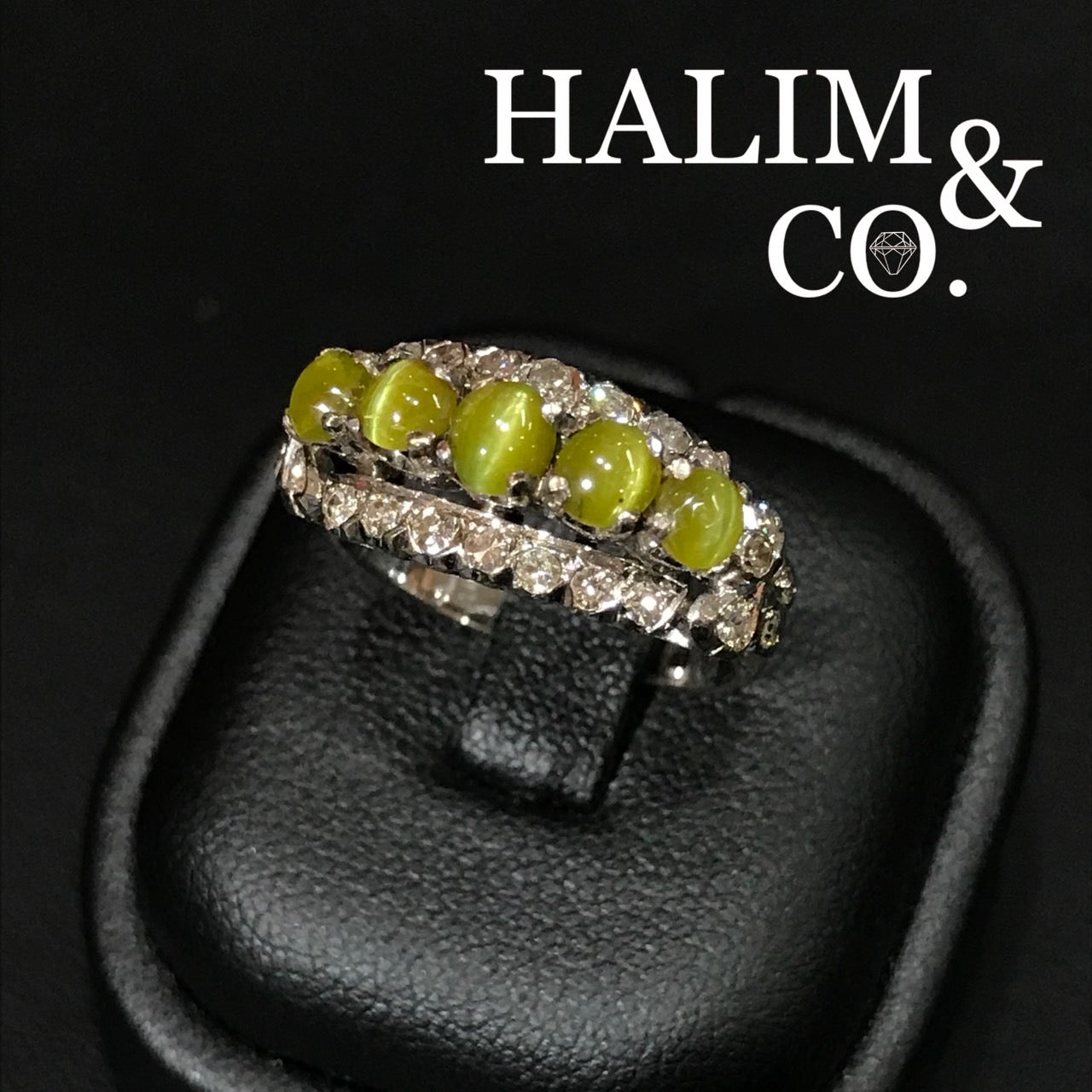 Antique Chrysoberyl Ring. Kebaya Jewelry / Peranakan Nyonya Jewelry