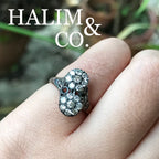 Antique Brilliant Cut Diamond Ring. Kebaya Jewelry / Peranakan Nyonya Jewelry
