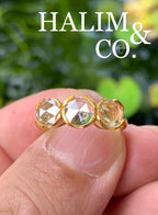 Antique Rose Cut Diamond Ring With 22k Gold. Kebaya Jewelry / Peranakan Nyonya Jewelry