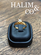 Antique Polki Diamond Ring. Kebaya Jewelry / Peranakan Nyonya Jewelry