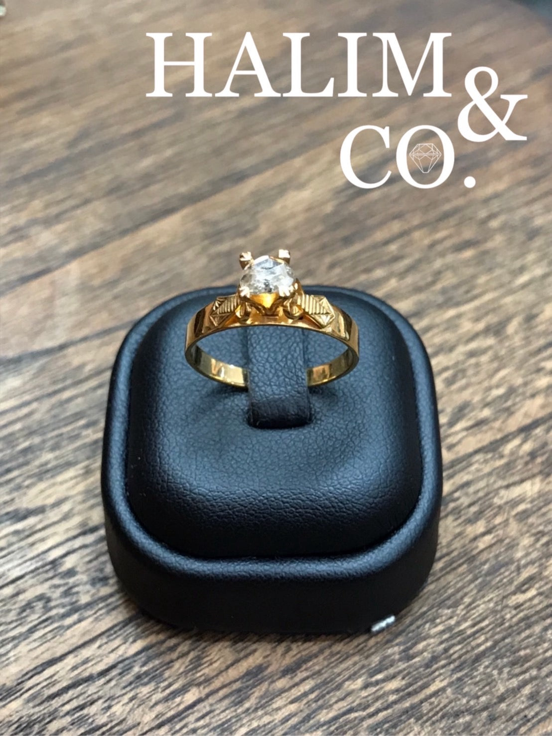Antique Polki Diamond Ring. Kebaya Jewelry / Peranakan Nyonya Jewelry