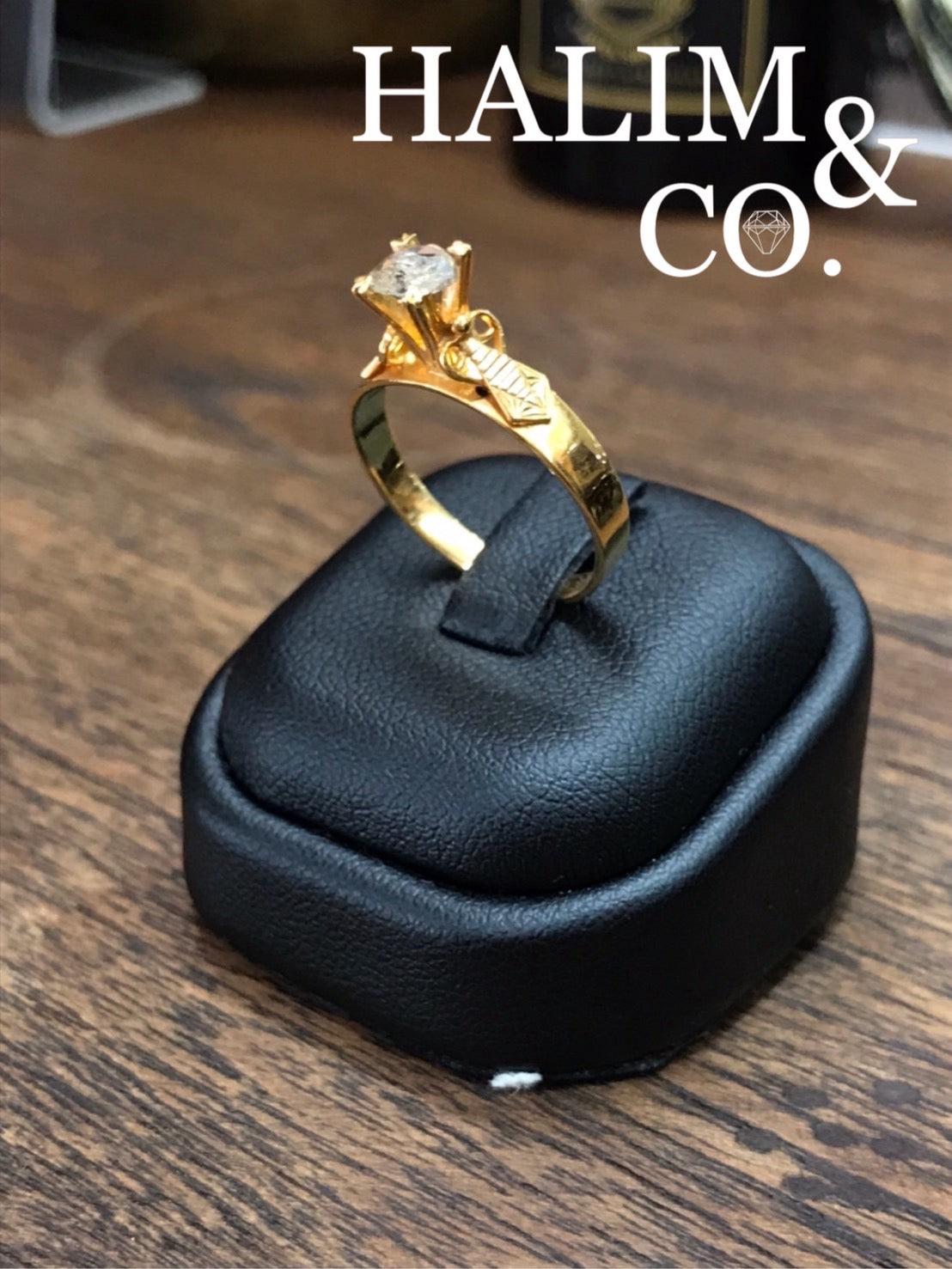 Antique Polki Diamond Ring. Kebaya Jewelry / Peranakan Nyonya Jewelry