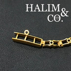 A gorgeous Gold Bracelet With polki diamonds. Kebaya Jewelry / Peranakan Nyonya Jewelry