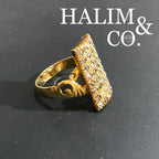 Antique Rose Cut Diamond Ring. Kebaya Jewelry / Peranakan Nyonya Jewelry