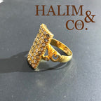 Antique Rose Cut Diamond Ring. Kebaya Jewelry / Peranakan Nyonya Jewelry
