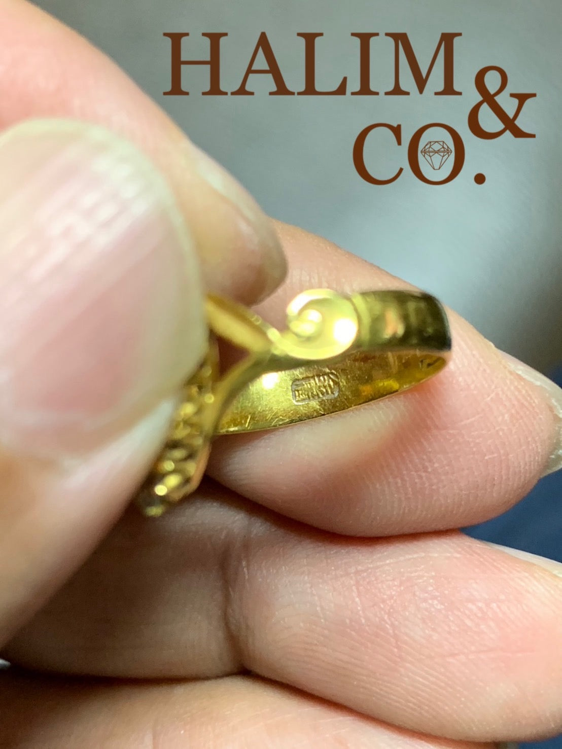 Antique Rose Cut Diamond Ring. Kebaya Jewelry / Peranakan Nyonya Jewelry