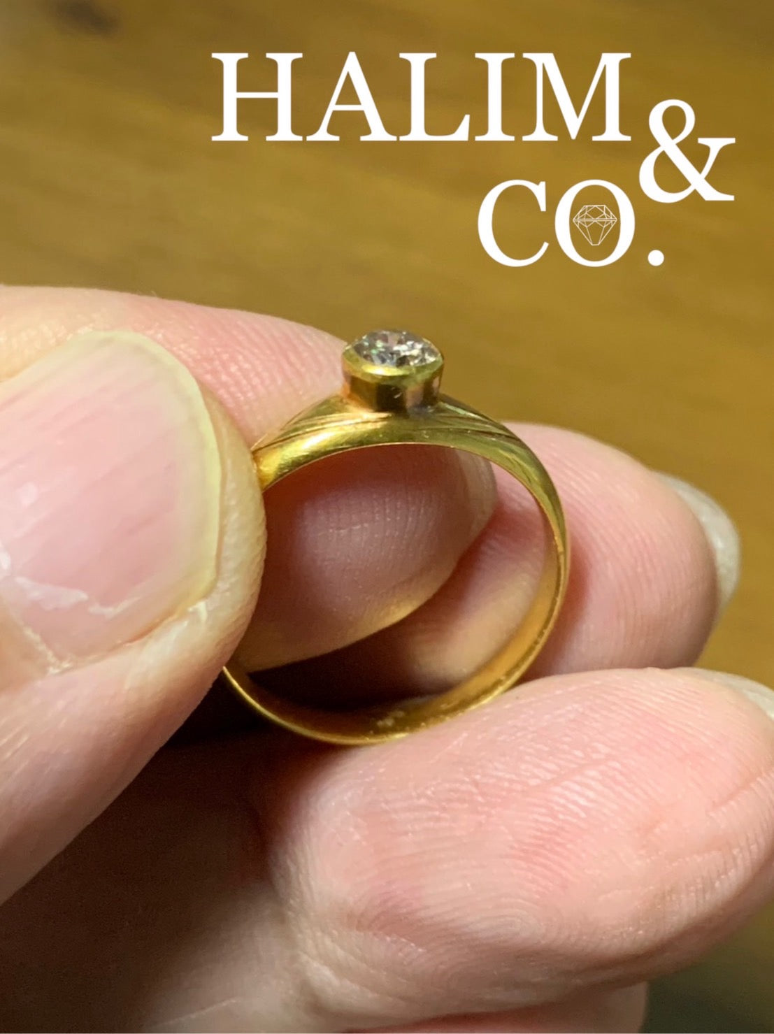 Antique Diamond Ring. Kebaya Jewelry / Peranakan Nyonya Jewelry