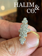Antique Diamond Ring With Gold. Kebaya Jewelry / Peranakan Nyonya Jewelry