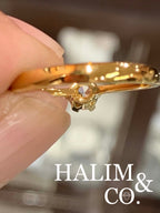 Victorian Style Old Cut Diamond Ring, age 100-120 years.