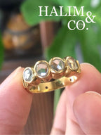 Antique Rose Cut Diamond Ring. Kebaya Jewelry / Peranakan Nyonya Jewelry