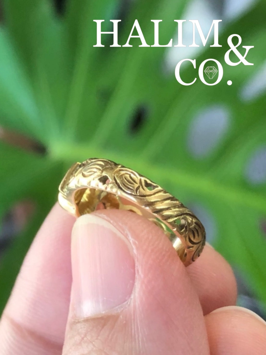 Antique Rose Cut Diamond Ring. Kebaya Jewelry / Peranakan Nyonya Jewelry