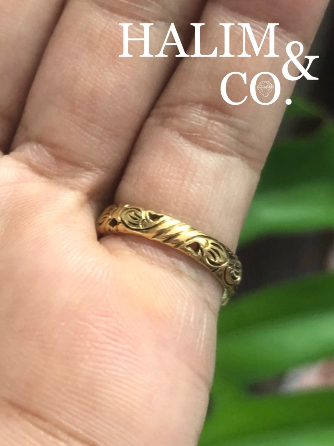 Antique Rose Cut Diamond Ring. Kebaya Jewelry / Peranakan Nyonya Jewelry