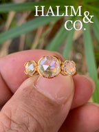 A Gorgeous Rose Cut Diamond Ring. (Made To Order)