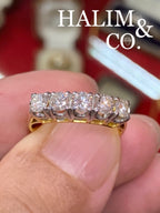 Antique Brilliant Cut Diamond Ring.