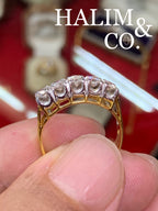 Antique Brilliant Cut Diamond Ring.