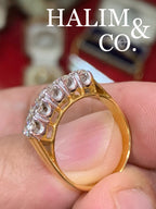 Antique Brilliant Cut Diamond Ring.