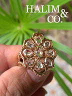 Antique Rose Cut Diamond Ring.