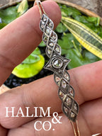 Antique Rose Cut Diamond Bracelet. Kebaya Jewelry / Peranakan Nyonya Jewelry