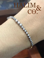 Antique Old Cut Diamond Bracelet.