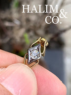 A Gorgeous Antique Old Mine Cut Diamond Bracelet.