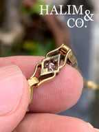 A Gorgeous Antique Old Mine Cut Diamond Bracelet.