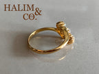 Antique Old Cut Diamond Ring. Kebaya Jewelry / Peranakan Nyonya Jewelry