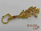 Antique Polki Diamond Earring. Kebaya Jewelry / Peranakan Nyonya Jewelry